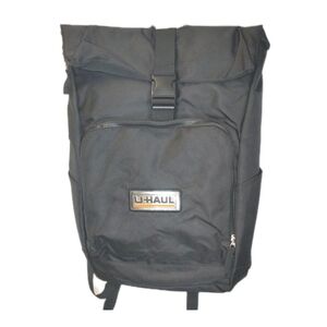 Uhaul Heavy Duty Utility Backpack Black Nylon School 17" Laptop Travel Bag Nerd